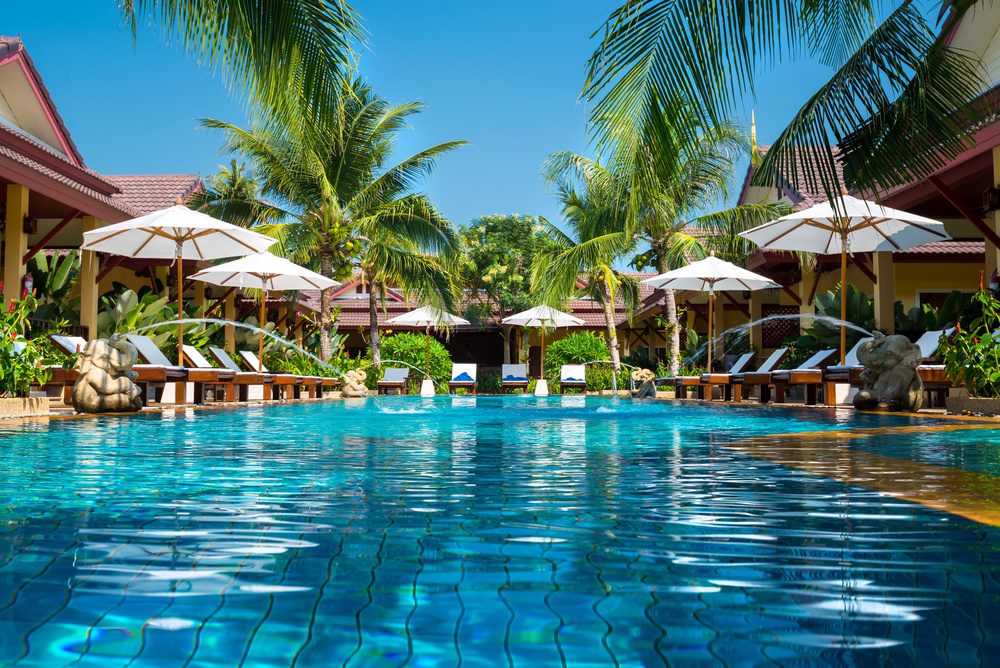 Turks and Caicos beautiful resort pool