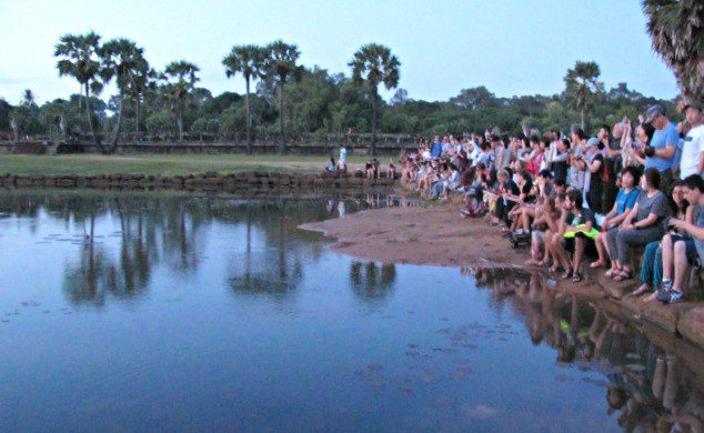Angkor Wat Sunrise Crowd