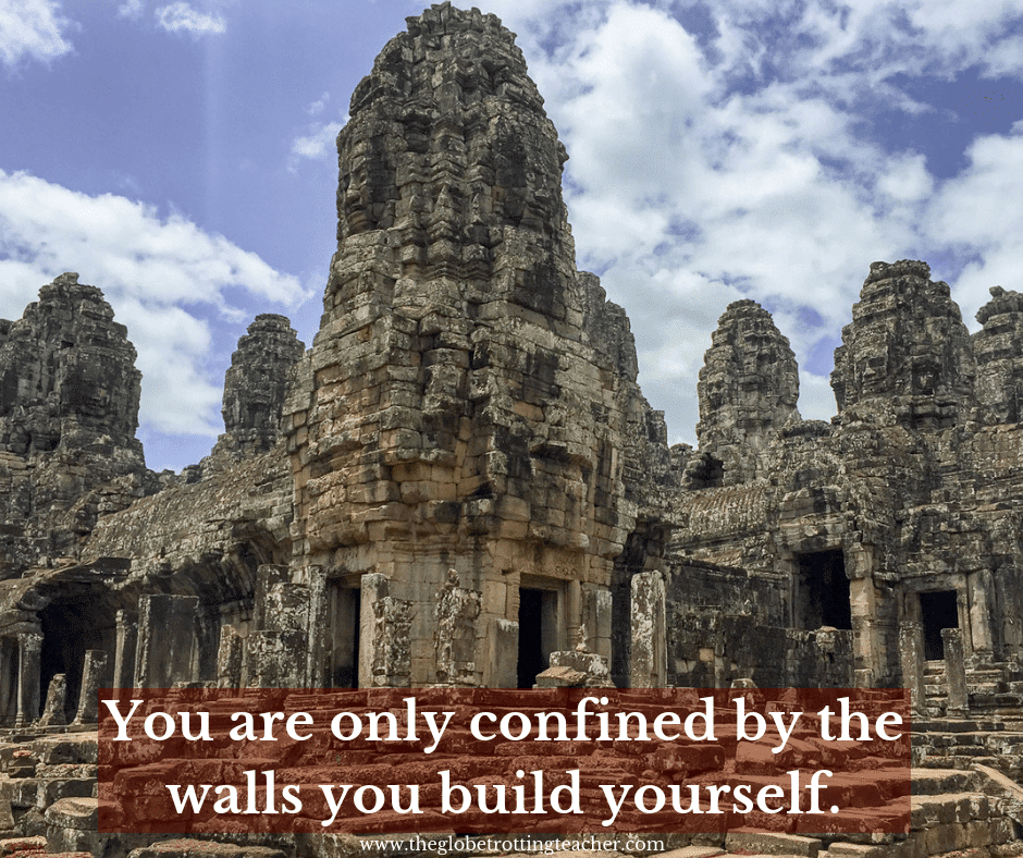 traveling alone quotes You are only confined by the walls you build yourself.