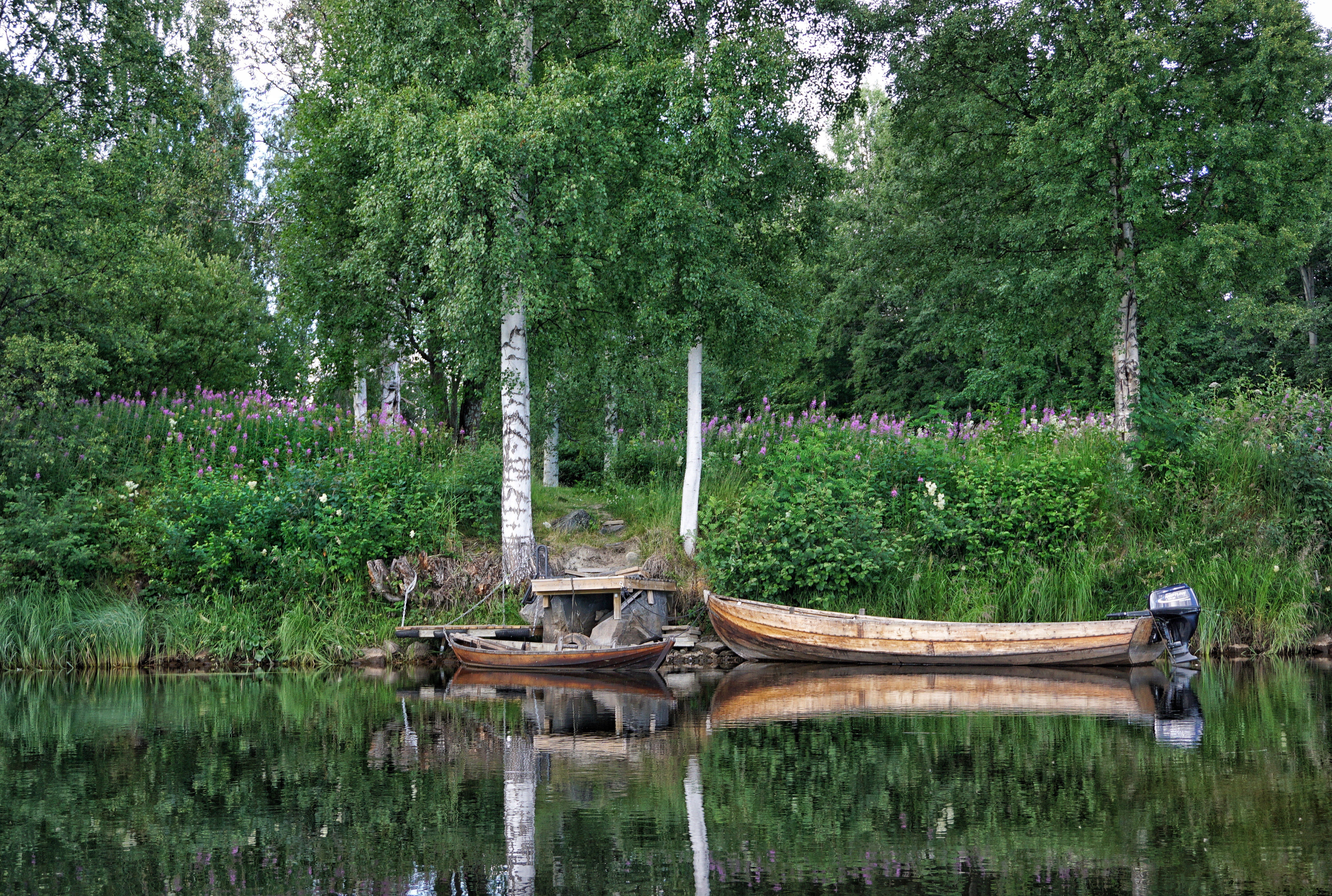 Skelleftea Swedish Lapland River