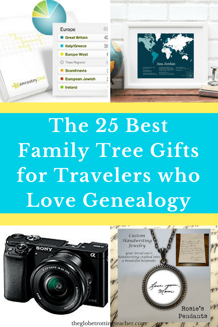 The 25 Best Family Tree Gifts for the Traveler who loves Genealogy