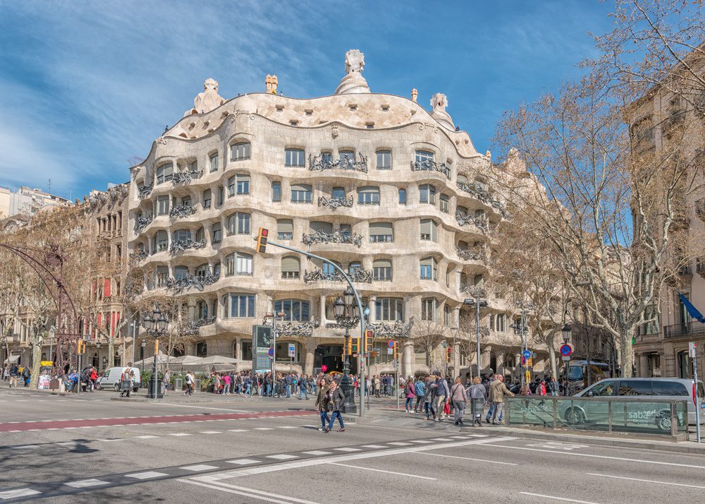 Barcelona Spain Casa Mila