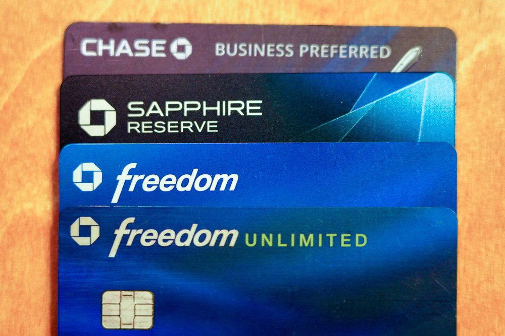 Chase Credit Card Array