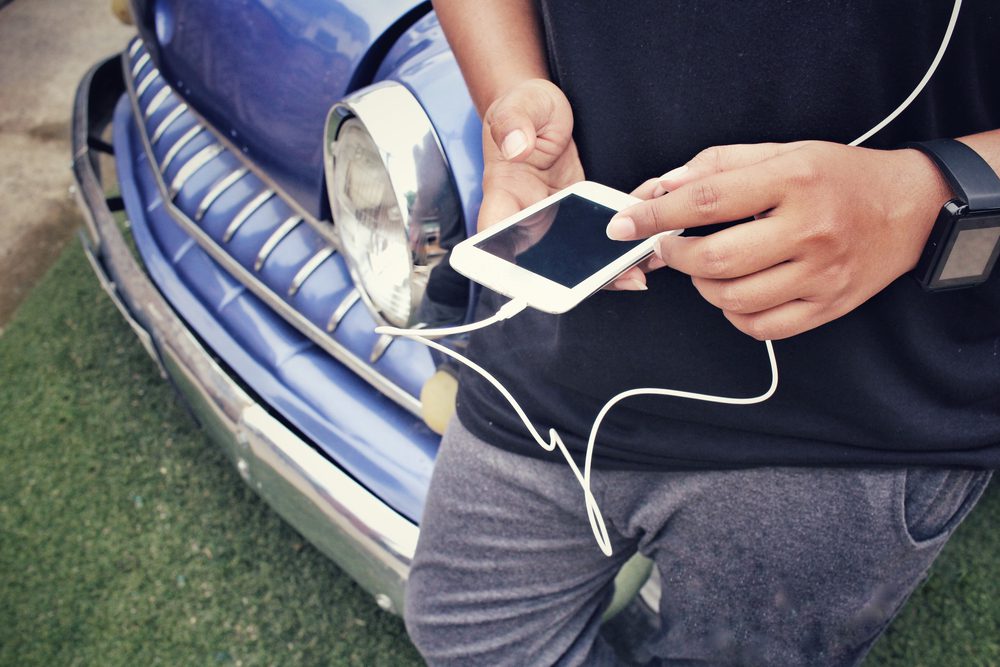 Road Trip Packing List Essentials Cellphone with Music