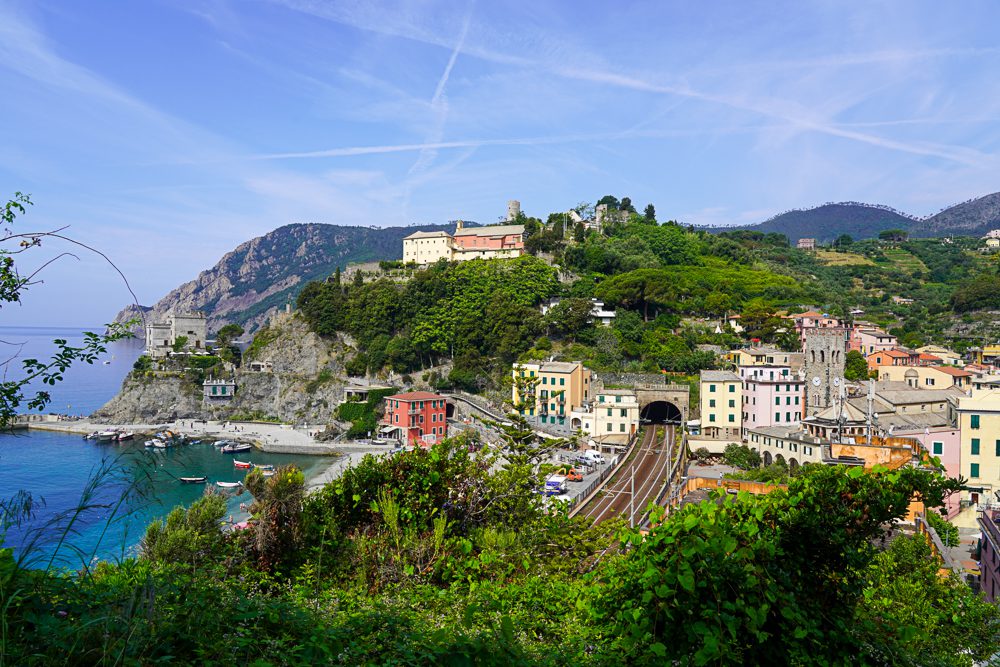 Cinque Terre Italy View Monterosso From Hiking Trail