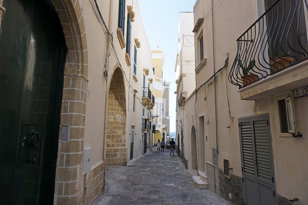 Gallipoli Puglia Italy Narrow Street