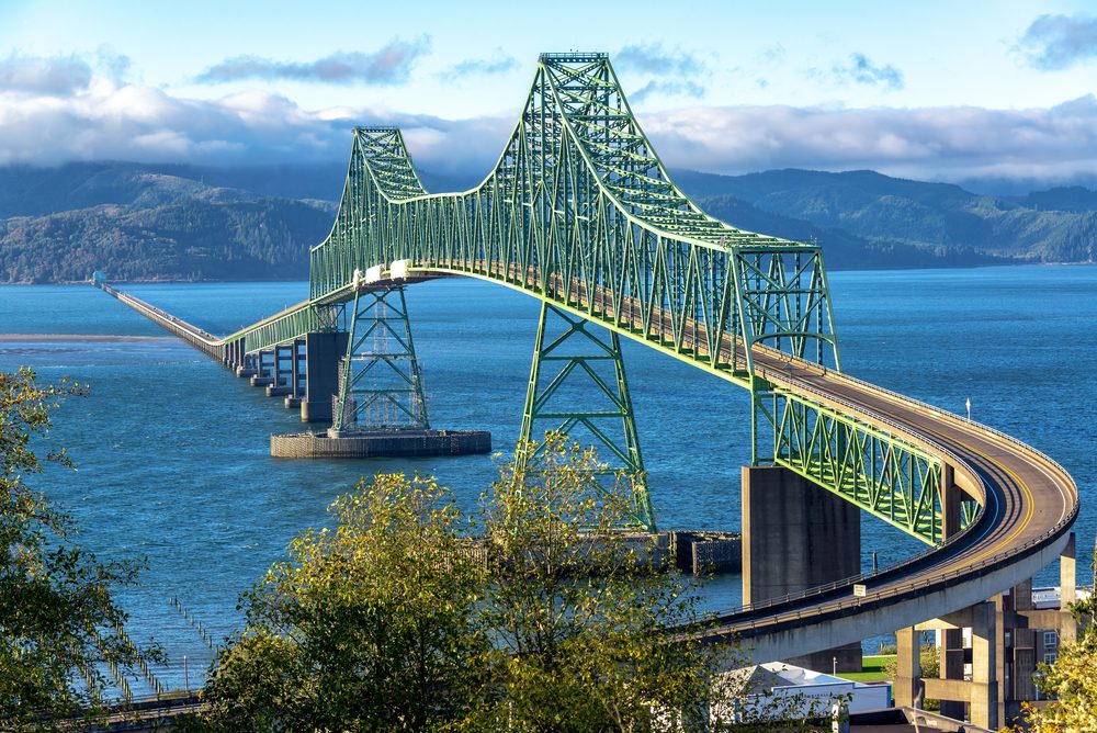 Oregon Coast Astoria Megler Bridge