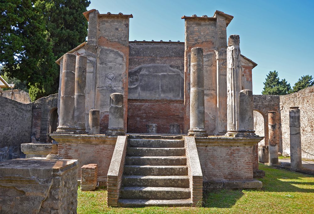 Temple of Isis in Pompeii Italy